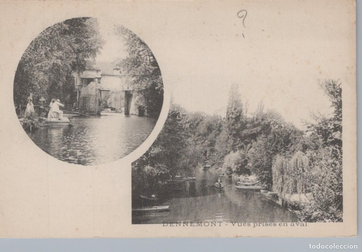 Cartoline: France Dennemont &Icirc;le de Rivi&egrave;re Bateaux Paysages Post&eacute;e *YAA338