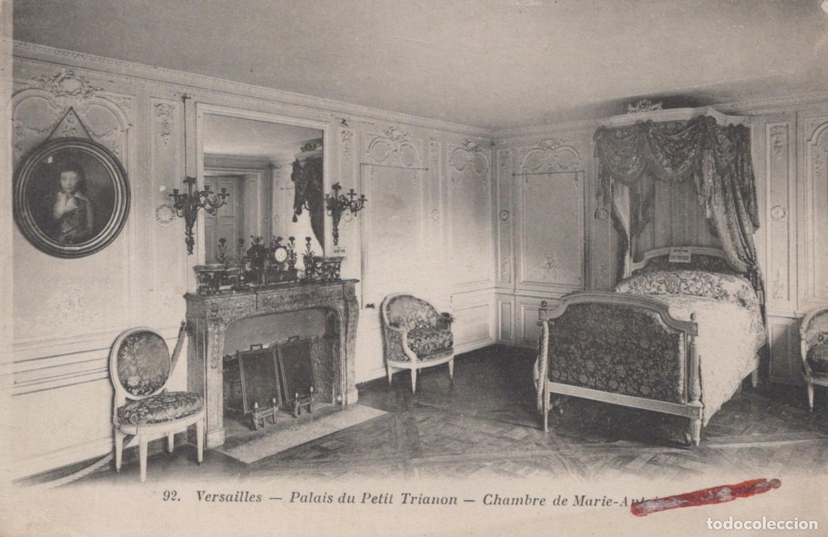 Cartoline: France Versailles &Icirc;le de Petit Trianon Chambre Marie Antoinette *YAA505