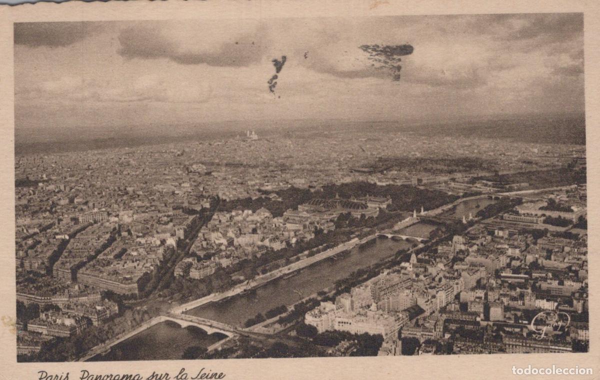 Cartoline: France Paris &Icirc;le de Panorama A&eacute;rien Seine Ponts Sacr&eacute; C&oelig;ur *YAA510