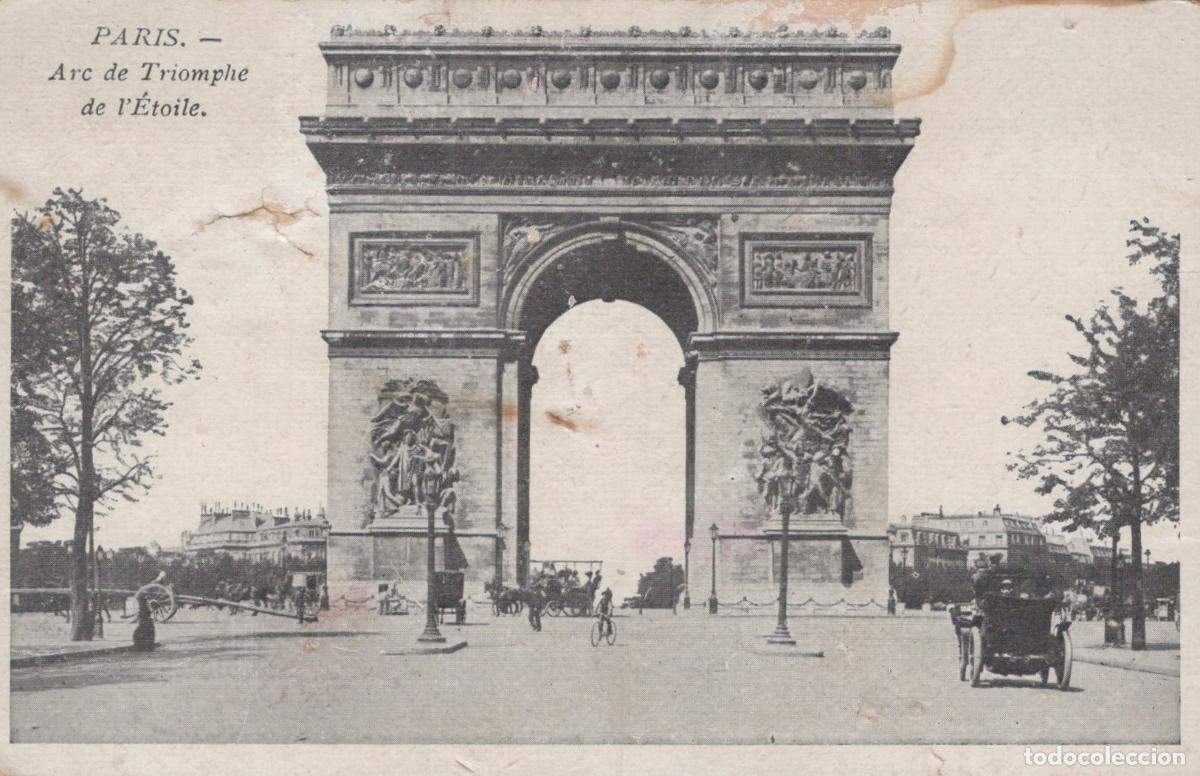 Cartoline: France Paris &Icirc;le de Arc de Triomphe Architecture Unposted *YAA353