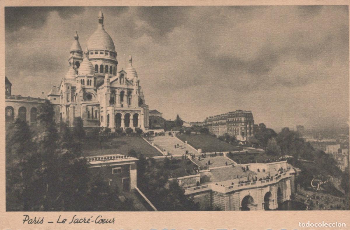 Postkarten: France Paris &Icirc;le de Basilique Sacr&eacute; C&oelig;ur Montmartre Architecture *YAA530