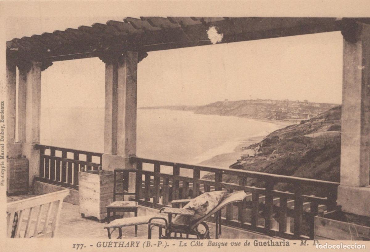 Postales: France Gu&eacute;thary C&ocirc;te Basque Depuis Terrasse Unposted *YAA537