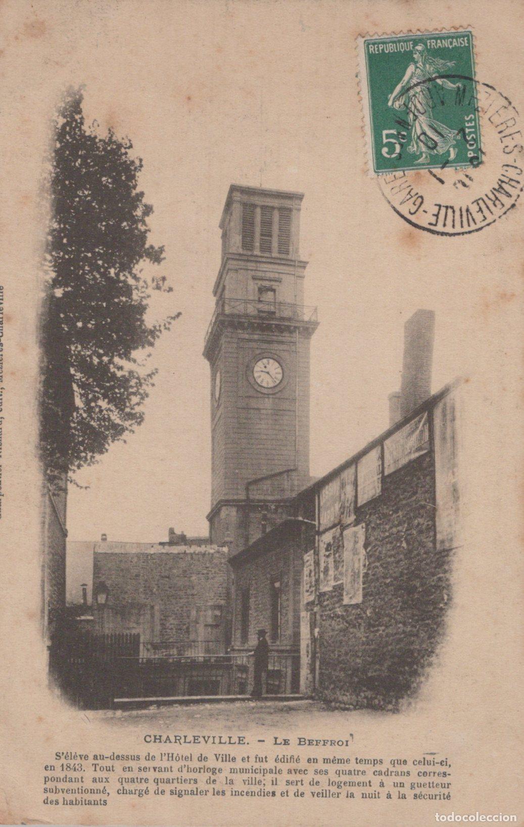 Postales: France Charleville Grand Est le Beffroi Tour Horloge *YAA583