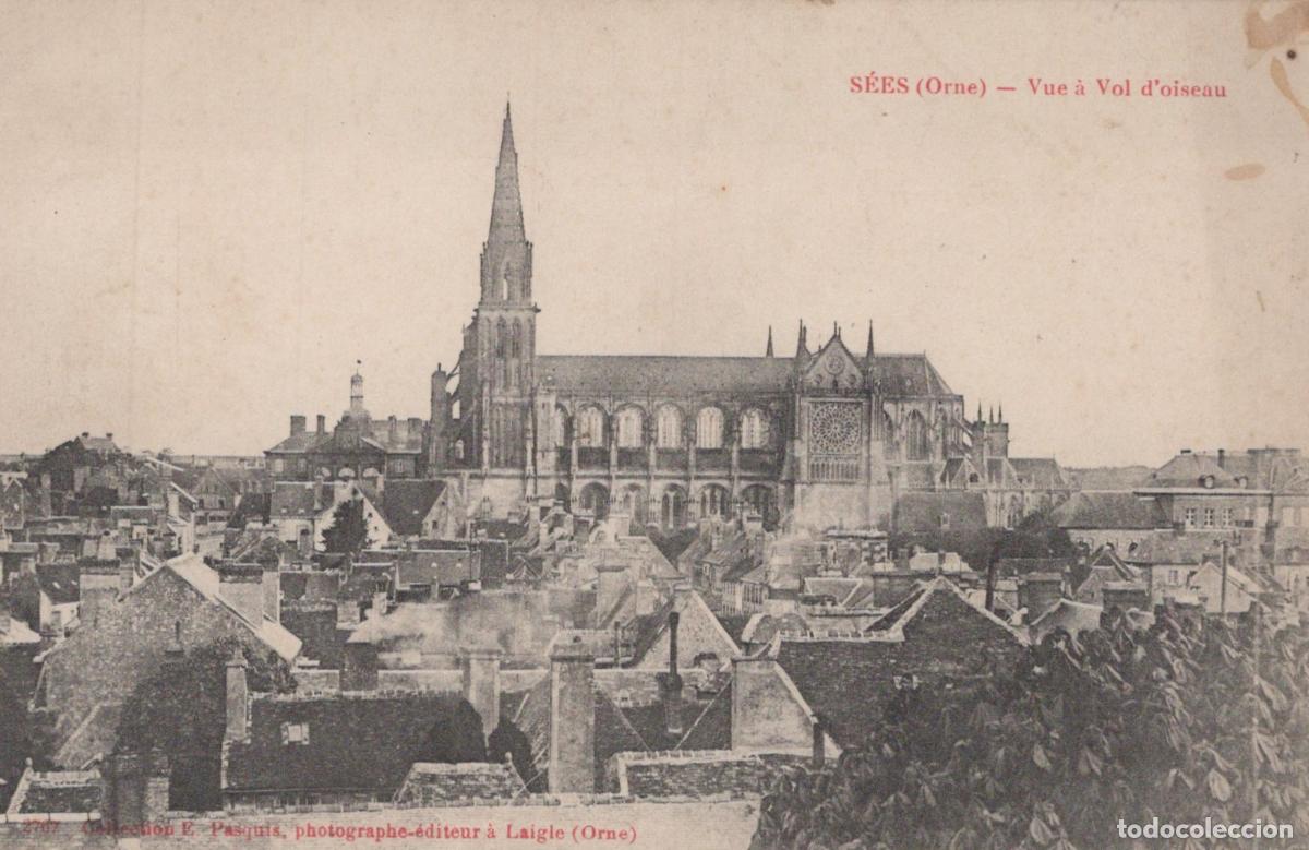 Postales: France S&eacute;es Cath&eacute;drale Notre Dame Architecture Gothique Vue Panoramique *YAA405