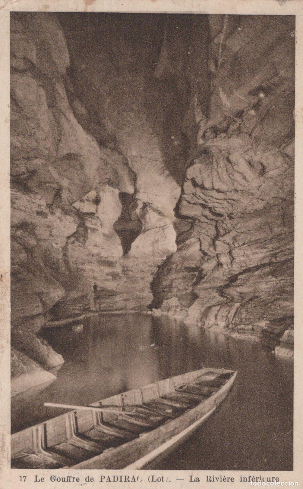 Postales: France Padirac Gouffre Rivi&egrave;re Souterraine Barque *YAA604