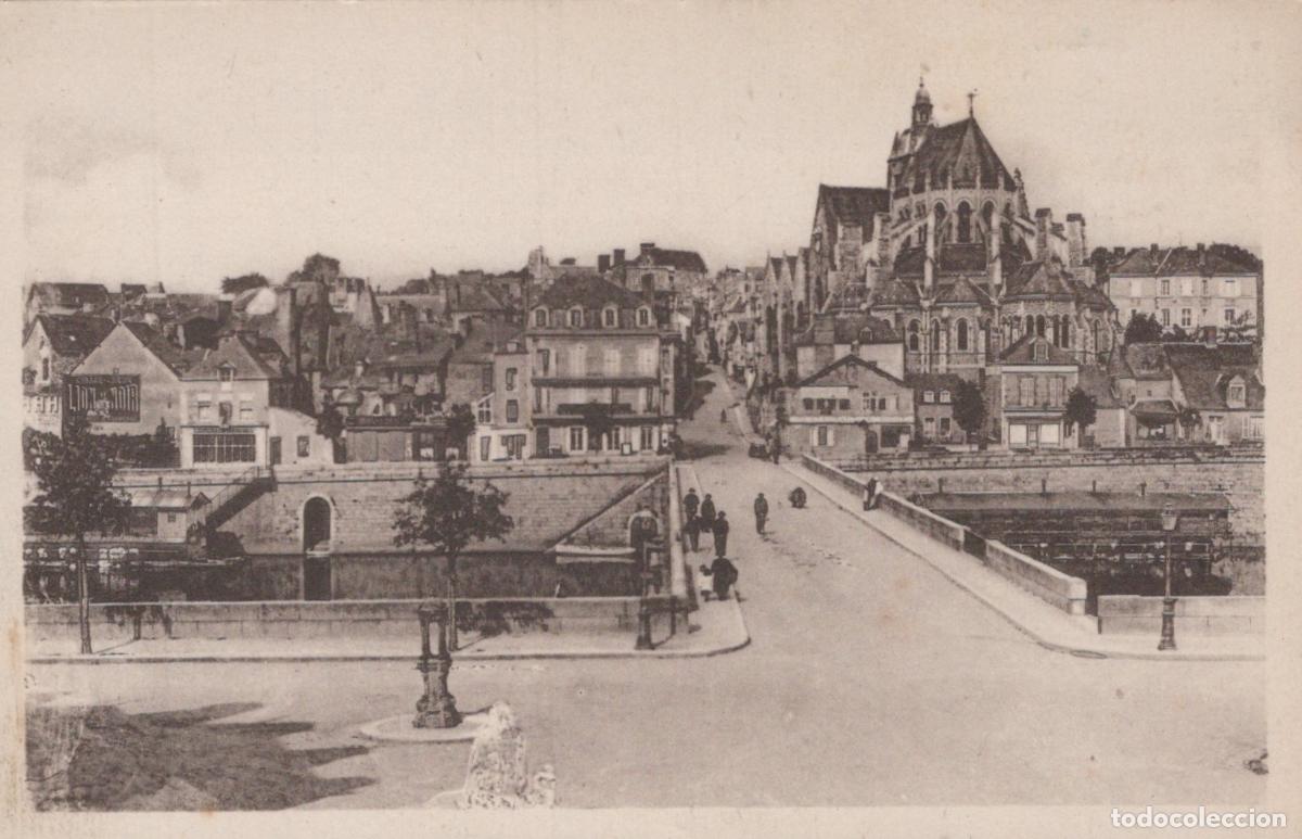 Postales: France Mayenne Pont Grande Rue &Eacute;glise Ville Unposted *YAA415