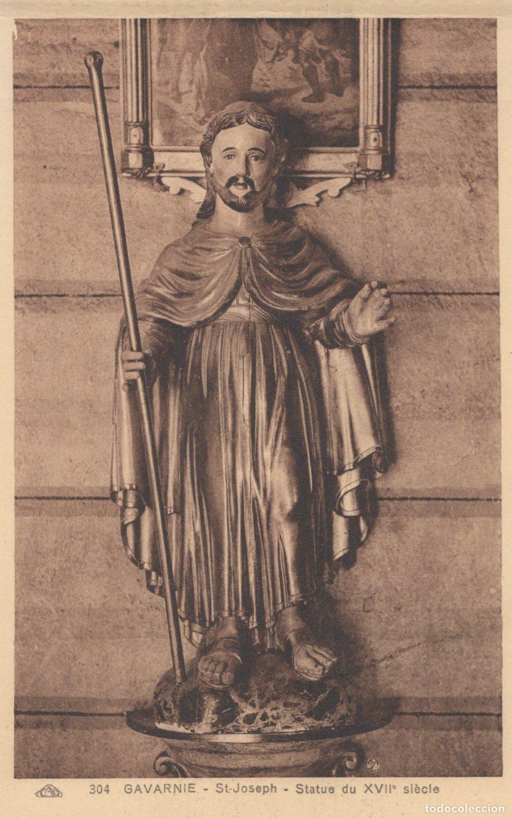 Postales: France Gavarnie Statue St Joseph Xviie Si&egrave;cle Unposted *YAA614