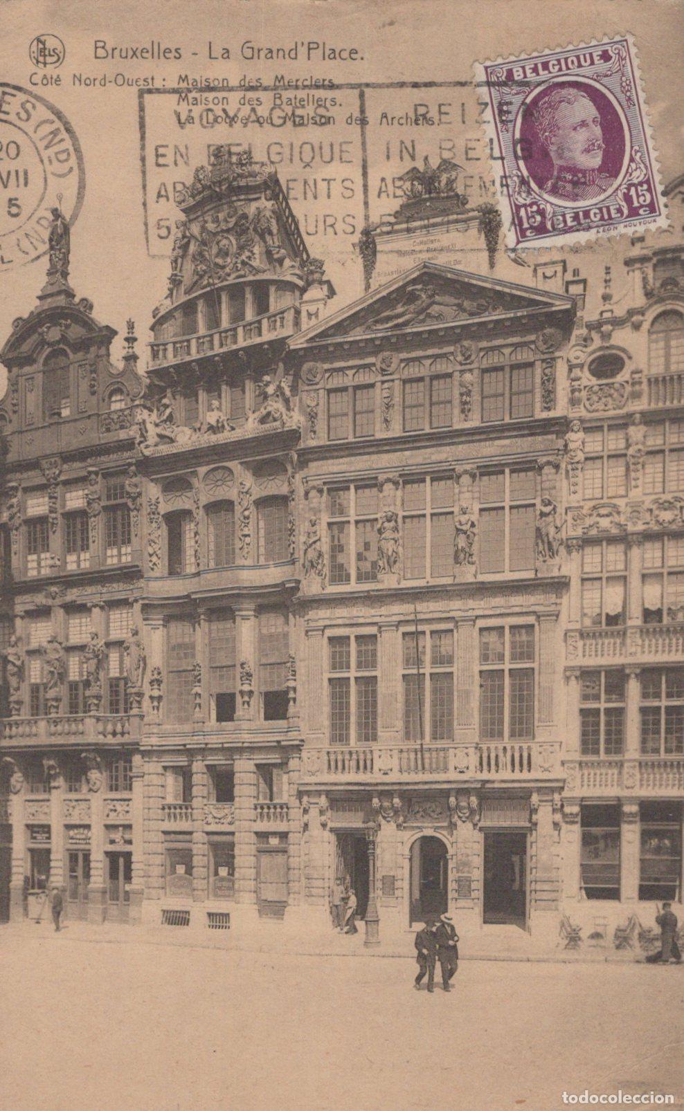 Postales: Belgique Bruxelles Grand Place Maisons des Merciers Bateliers *YAA629