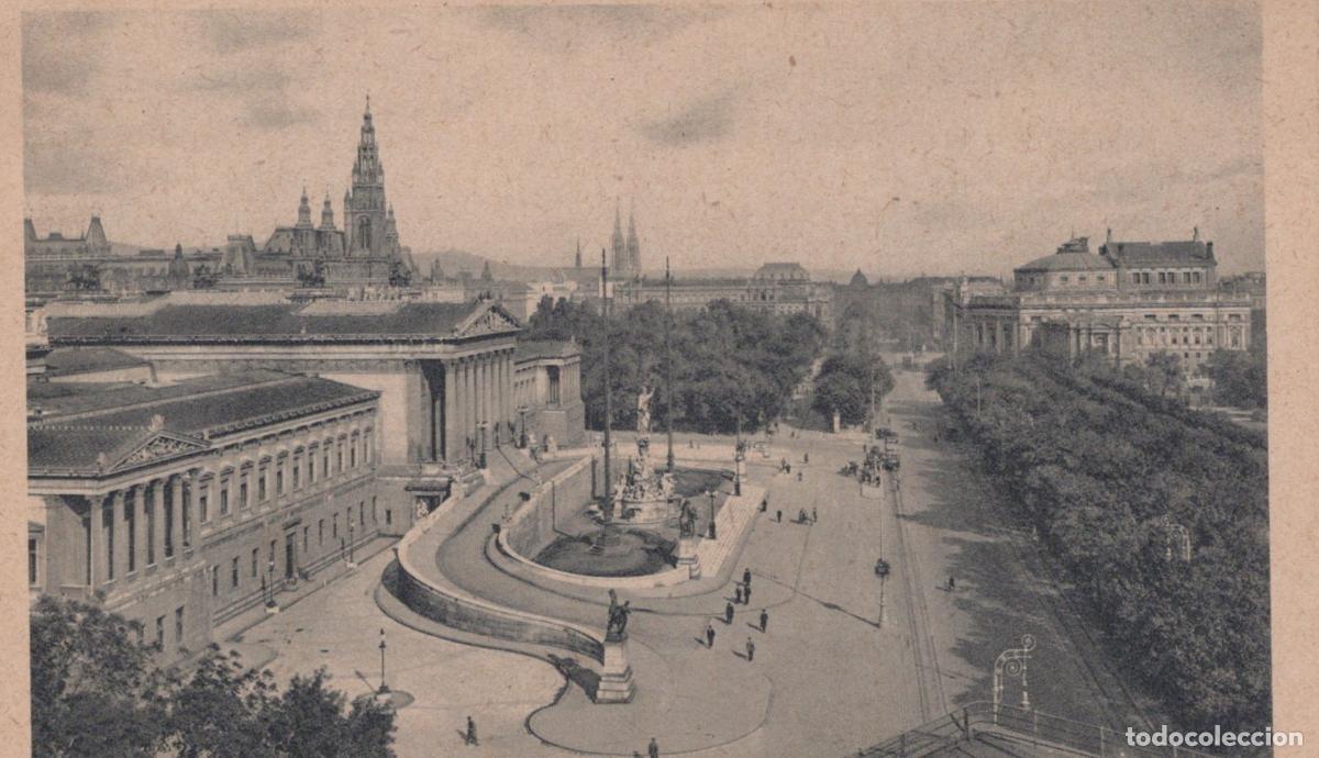 Postales: &Ouml;sterreich Vienna Wien Parlament Pallas Athene Brunnen Unposted *YAA443