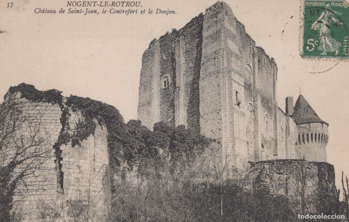 Postales: France Nogent le Rotrou Ch&acirc;teau de Saint Jean Ruines M&eacute;di&eacute;vales *YAA445