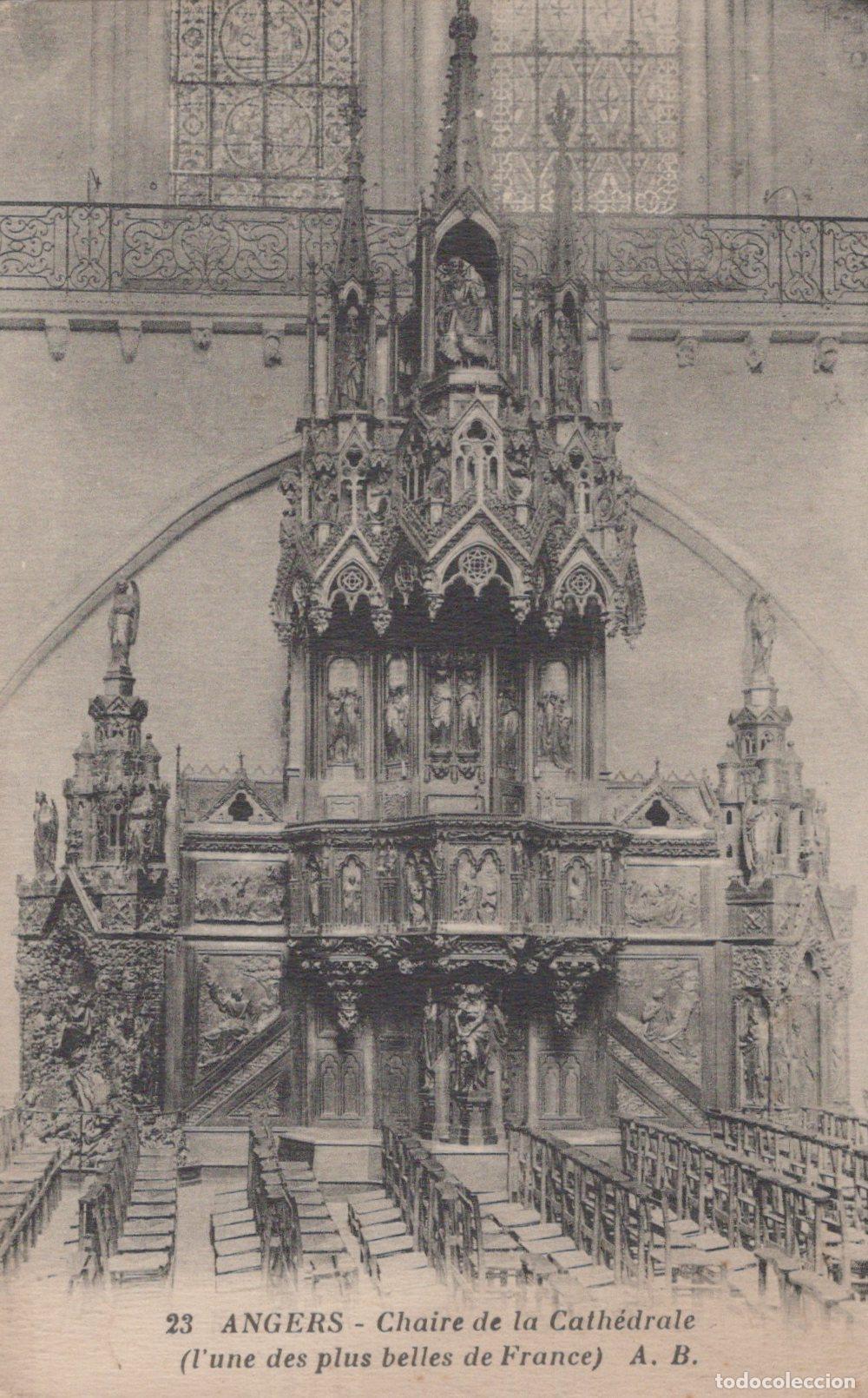 Postales: France Angers Chaire de la Cath&eacute;drale Saint Maurice *YAA660