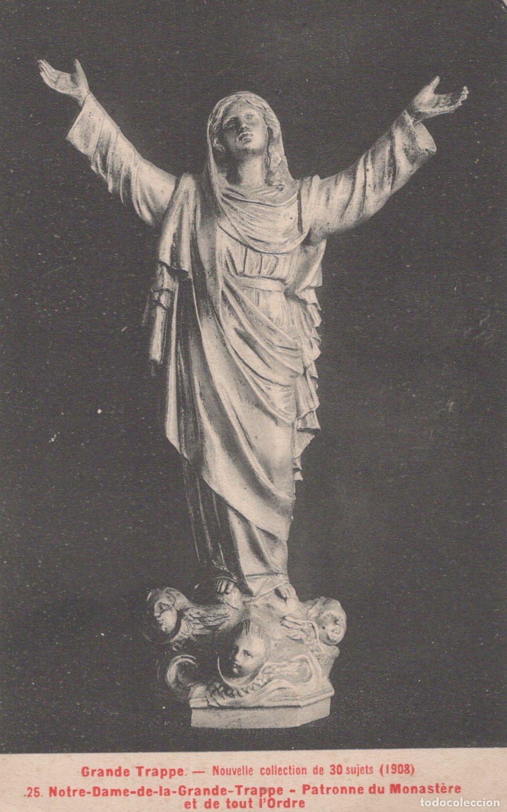 Postales: France Grande Trappe Statue Notre Dame Art Religieux Unposted *YAA654
