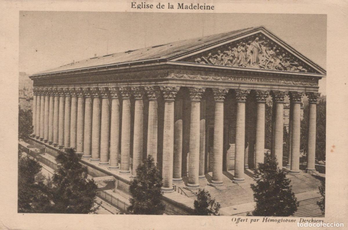 Postcards: France Paris &Icirc;le de &Eacute;glise Madeleine Architecture Publicitaire Unposted *YAA465