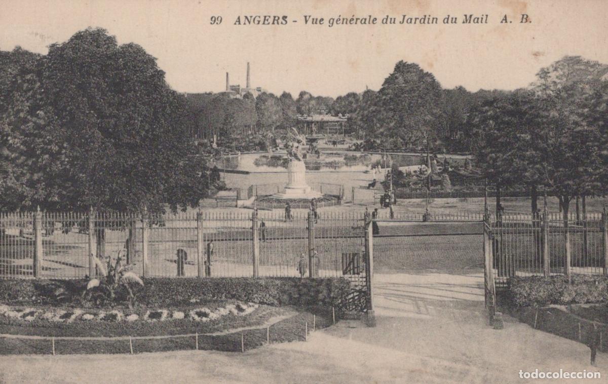 Postcards: France Angers Jardin du Mail Paysage *YAA473