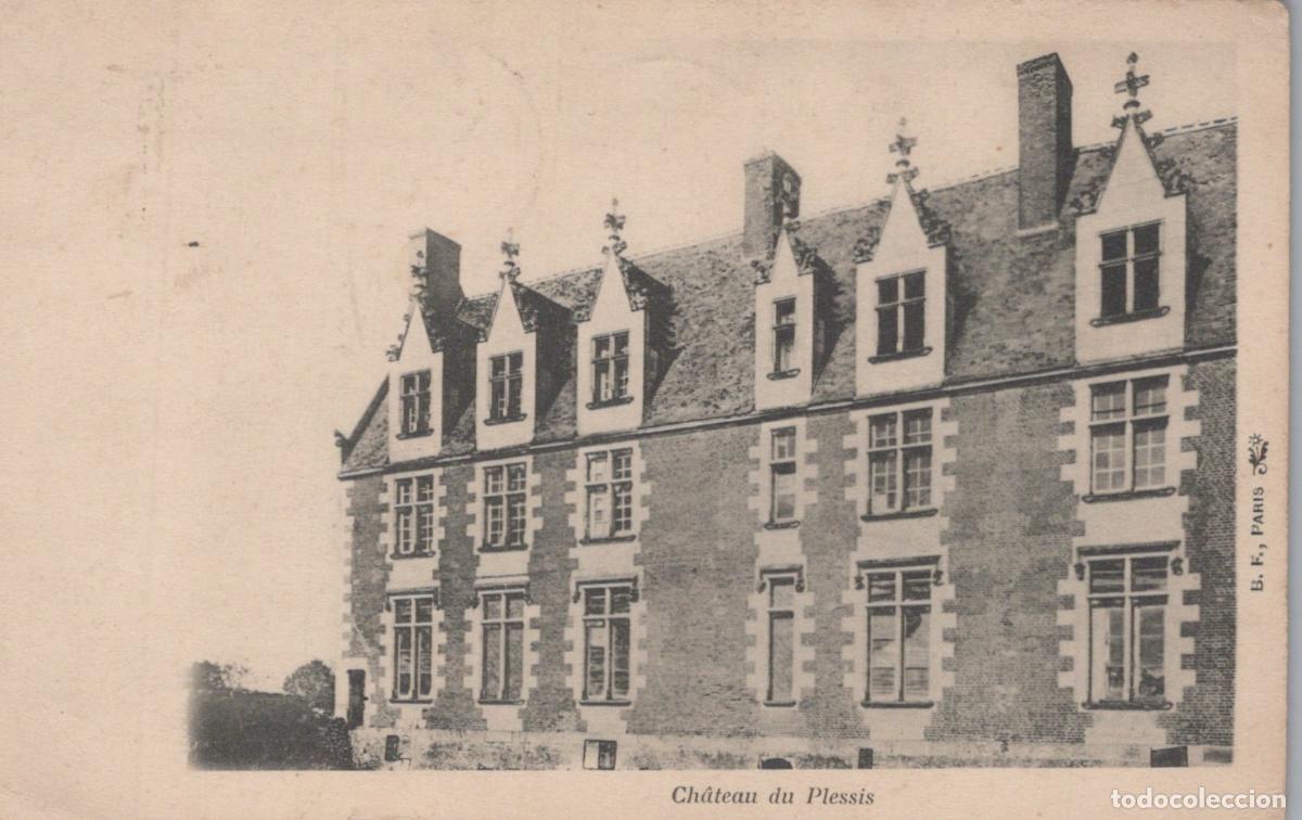 Postcards: France Tours Ch&acirc;teau du Plessis Architecture *YAA475