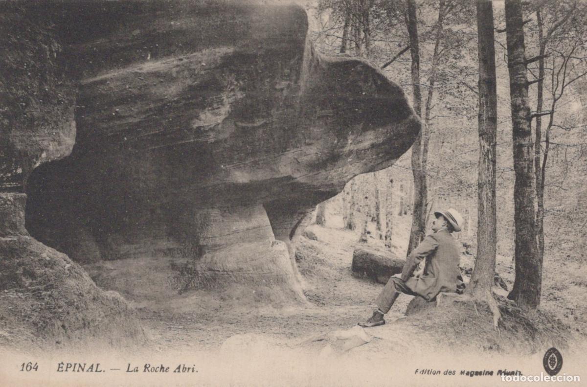Postcards: France &Eacute;pinal La Roche Abri For&ecirc;t Personne Unposted *YAA490
