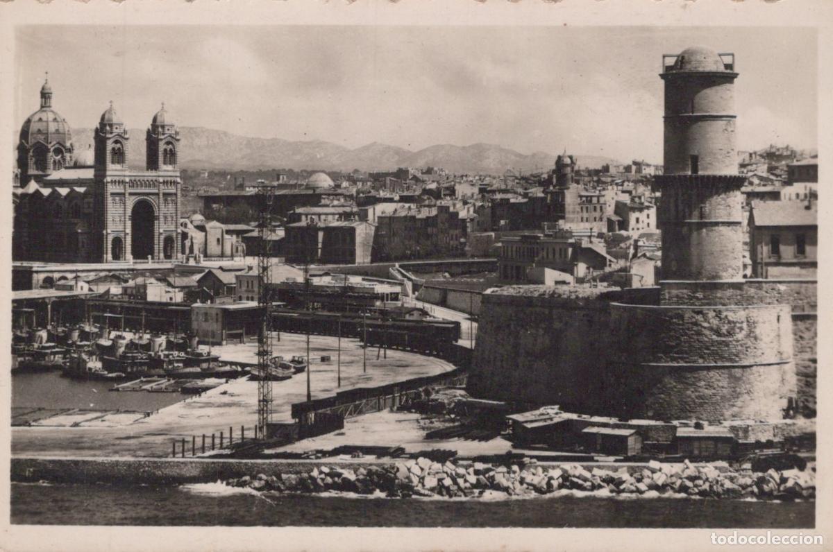 Postcards: France Marseille Cathedral Old Port Unposted *YAA702