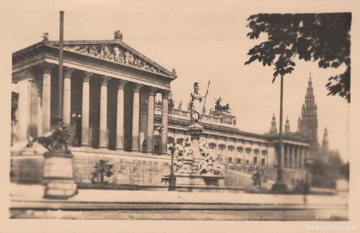 Postkarten: &Ouml;sterreich Wien Parlamentsgeb&auml;ude Pallas Athene Brunnen Architektur *YAA720