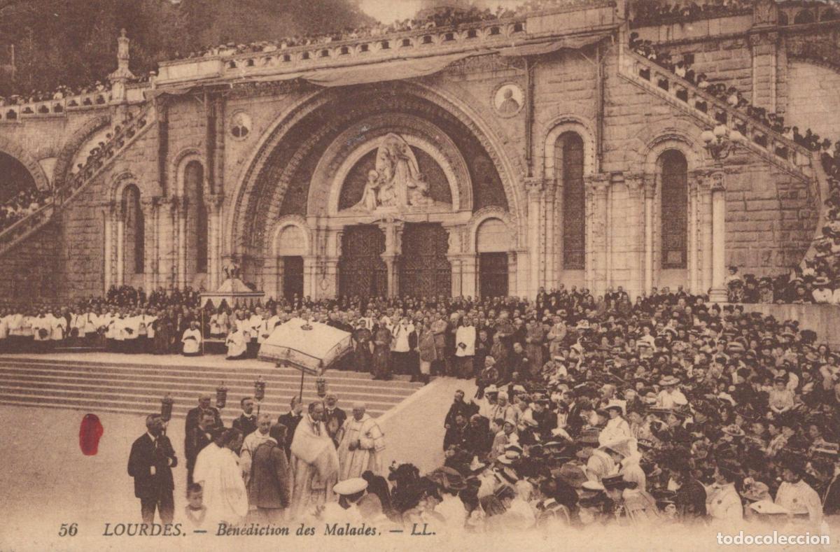 Postkarten: France Lourdes B&eacute;n&eacute;diction des Malades C&eacute;r&eacute;monie Religieuse *YAA506