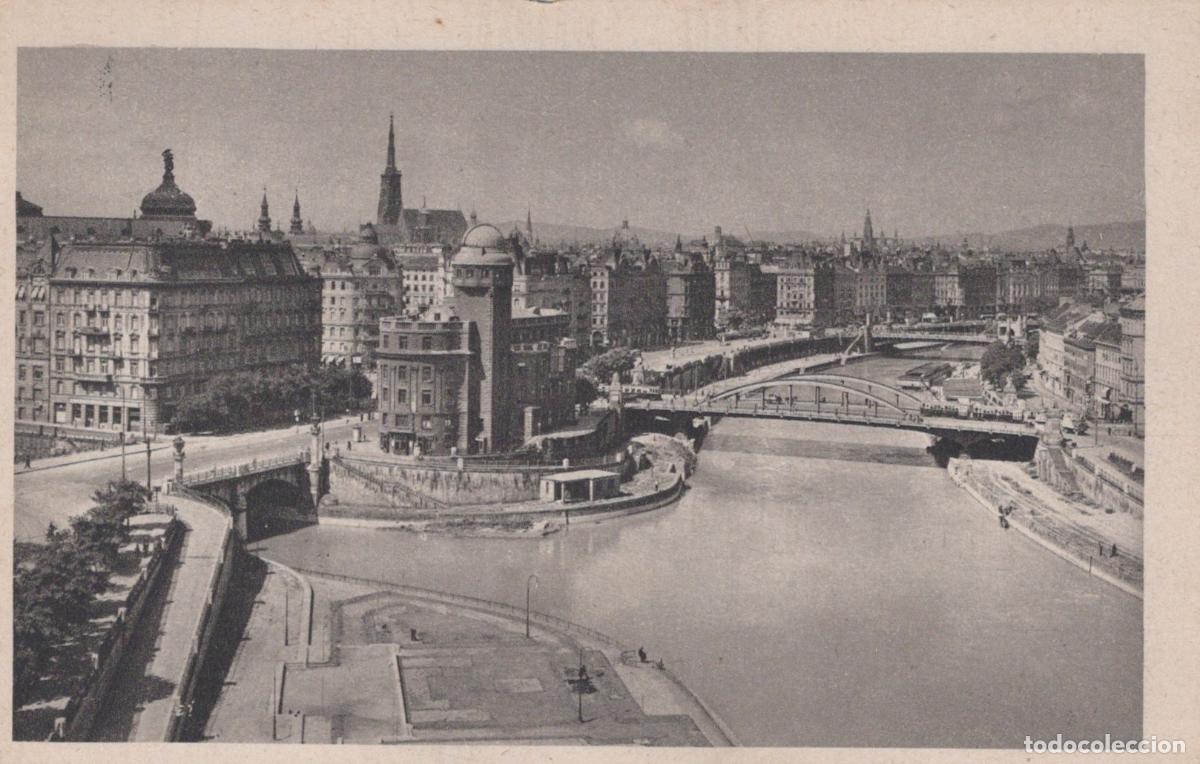 Postais: &Ouml;sterreich Vienna Wien Donaukanal Kai Br&uuml;cken Urania Unposted *YAA516