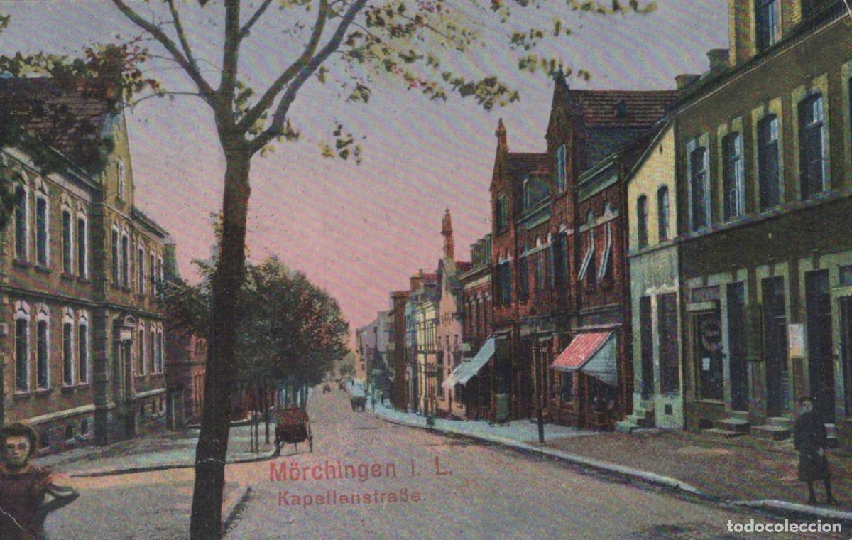 Postales: France Morhange Lorraine Kapellenstrasse Town View Architecture *YAA753