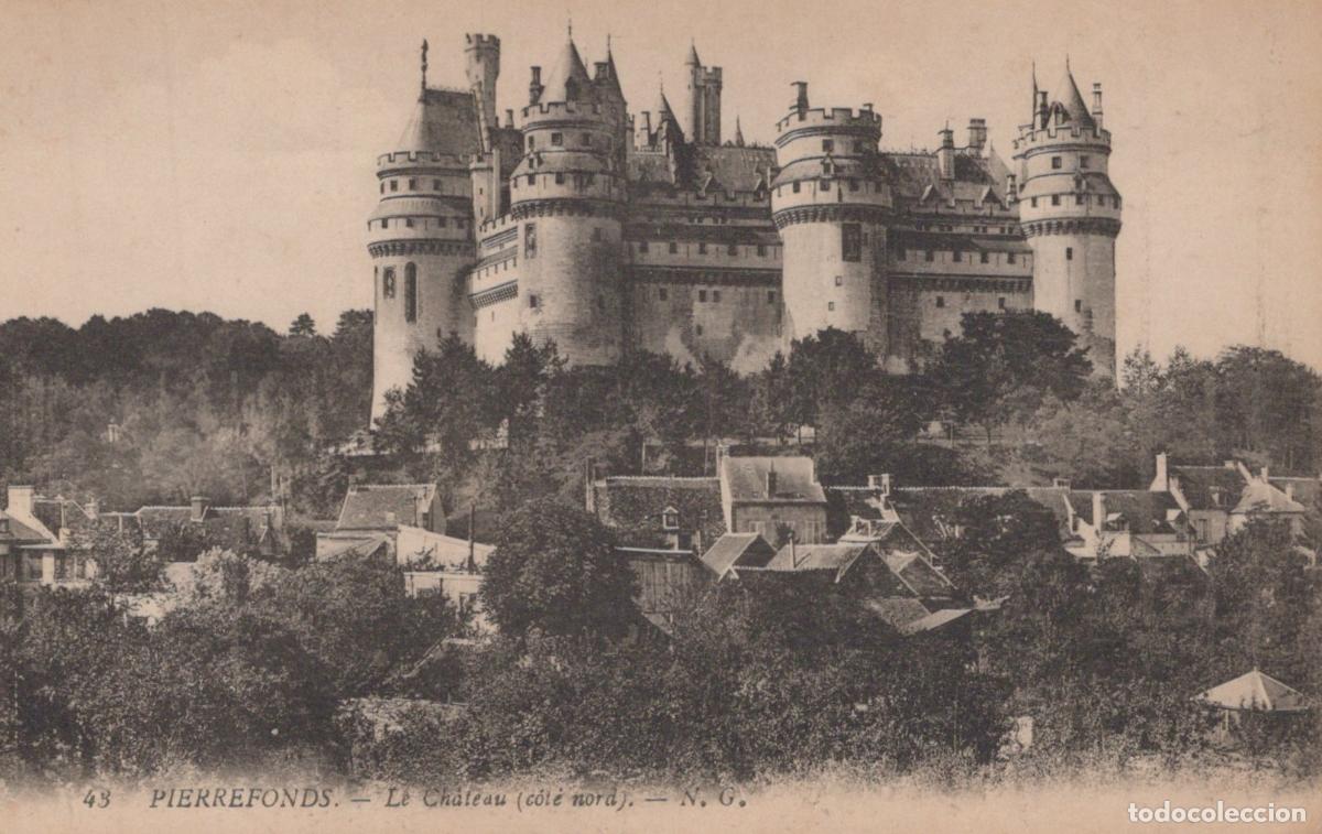 Postcards: France Pierrefonds Ch&acirc;teau Architecture M&eacute;di&eacute;vale Vue Nord Unposted *YAA531