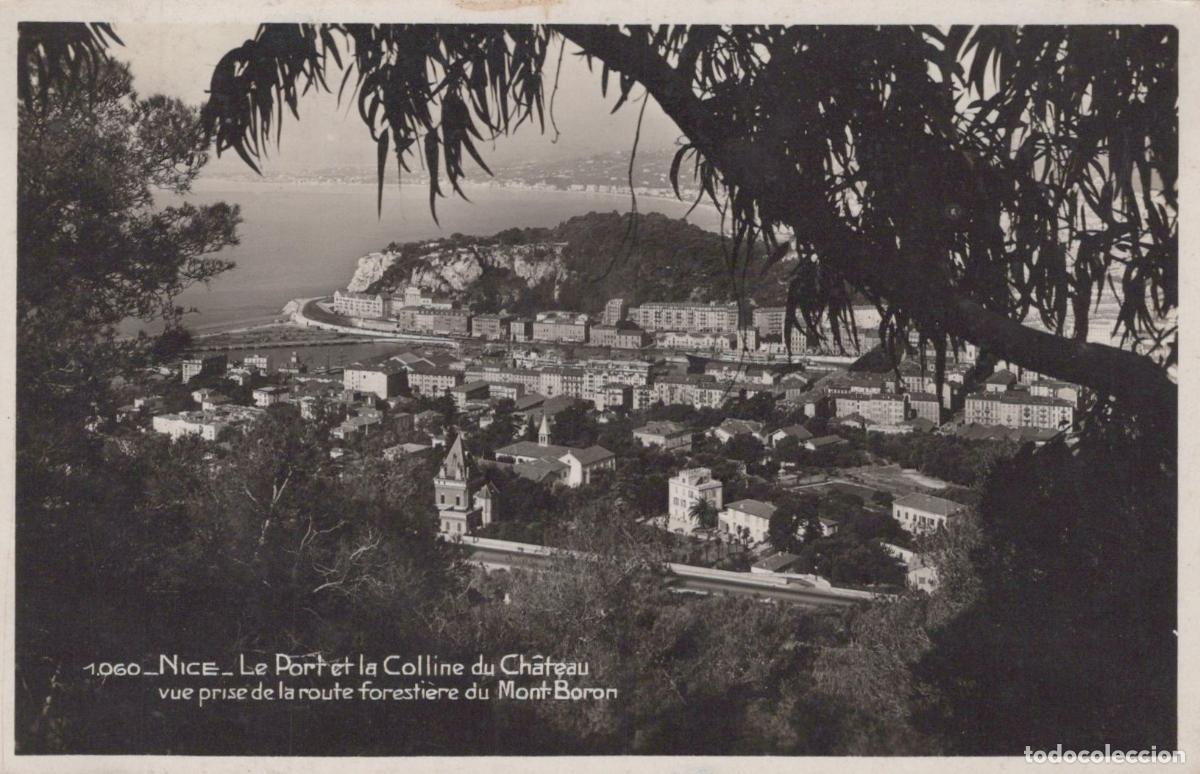 Postcards: France Nice Port Colline Du Chateau Mont Boron *YAA765