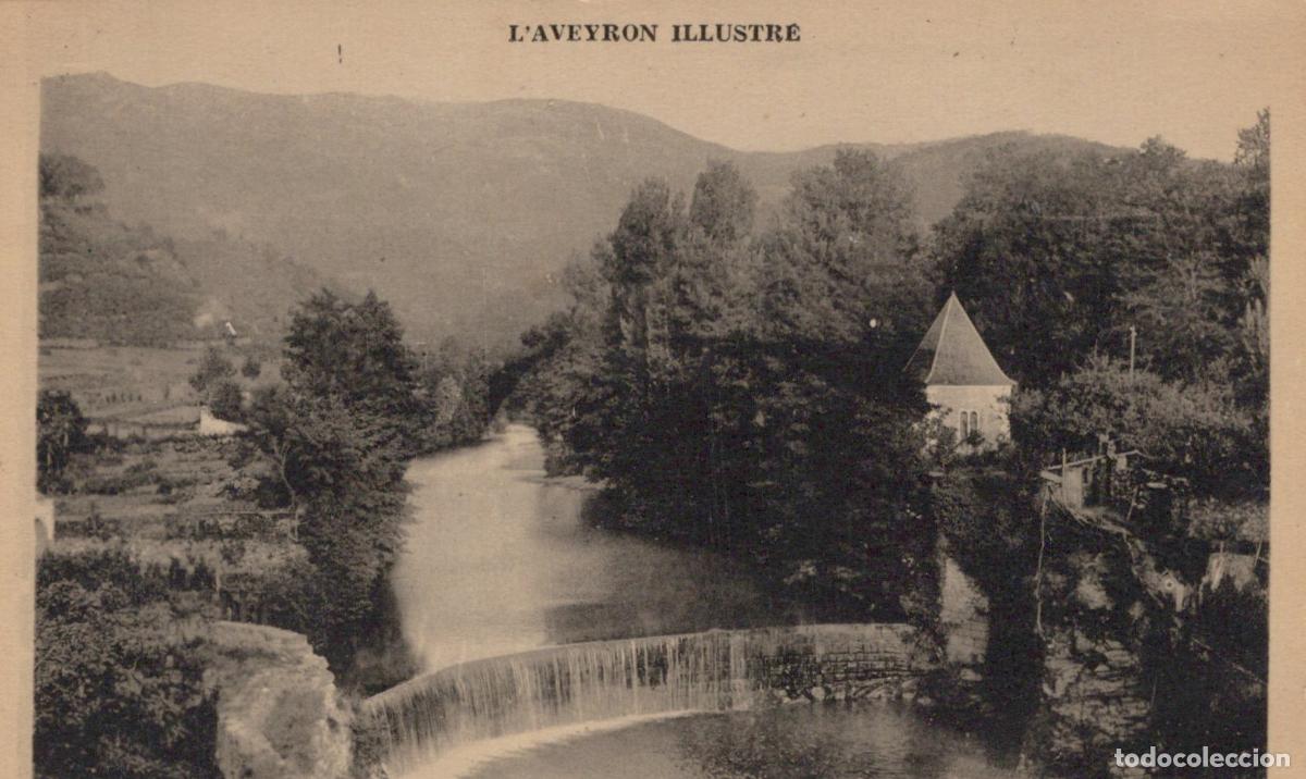 Postcards: France Saint Jean du Bruel Aveyron Paysage Rivi&egrave;re Cascade Montagnes *YAA544