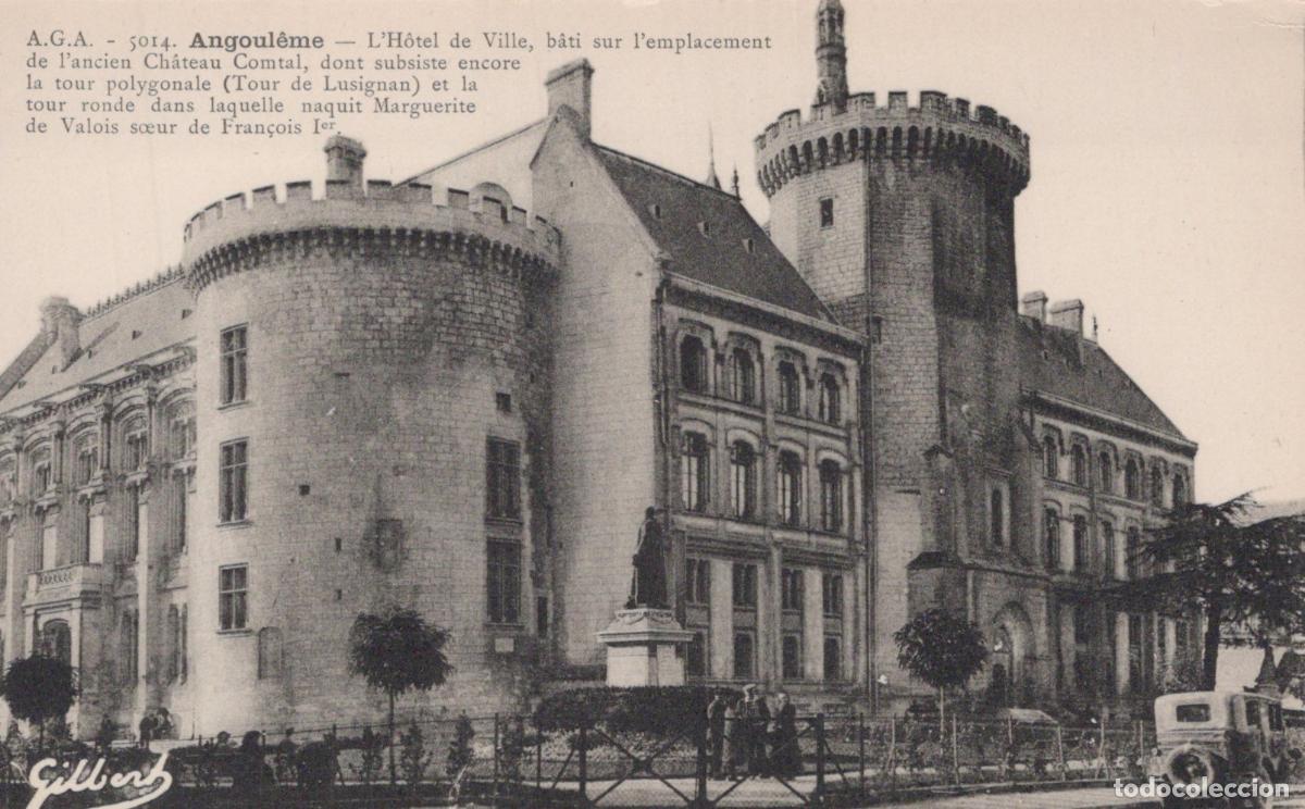 Postcards: France Angoul&ecirc;me Angouleme H&ocirc;tel de Ville Ch&acirc;teau Comtal Unposted *YAA541