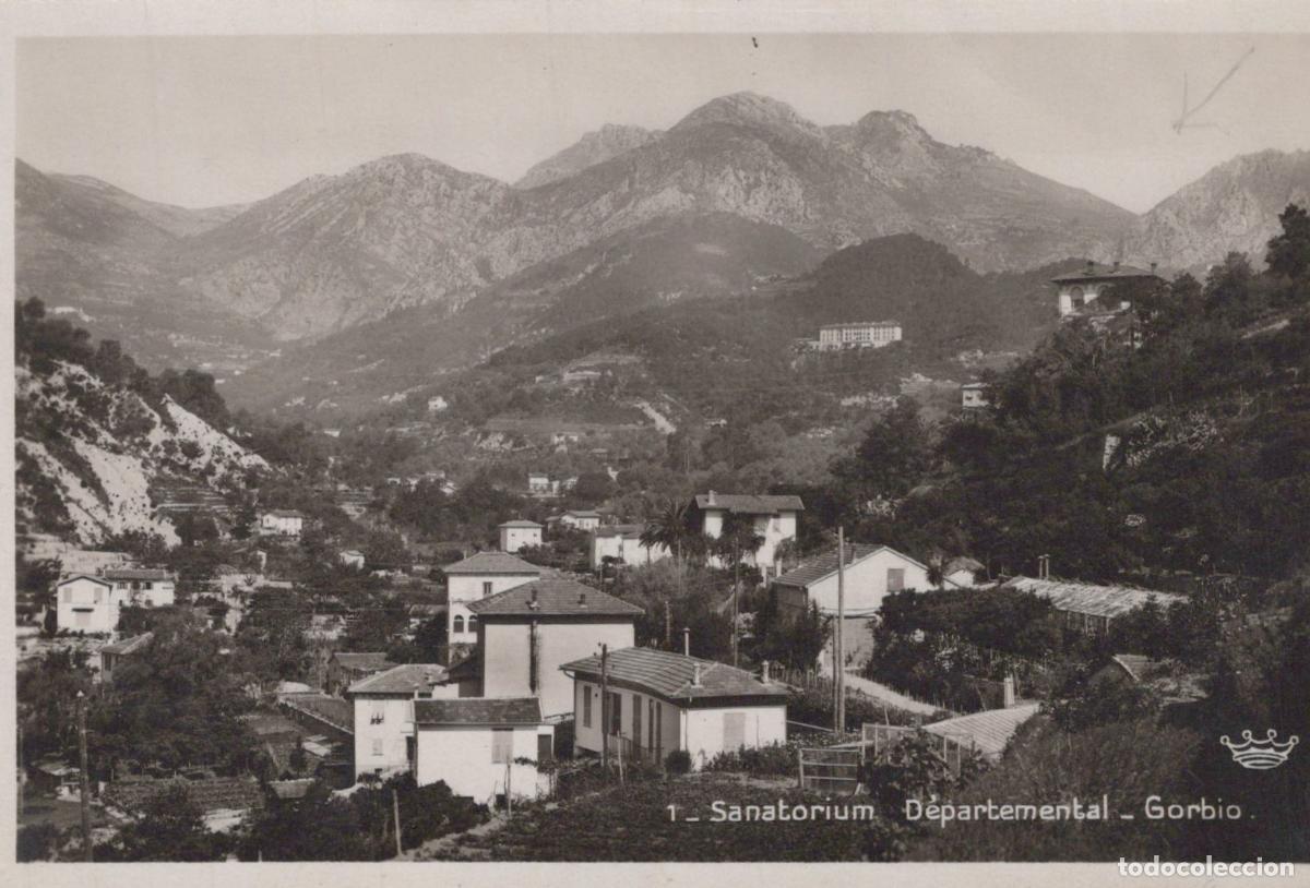 Postcards: France Gorbio Alpes Maritimes Sanatorium Mountain View *YAA789