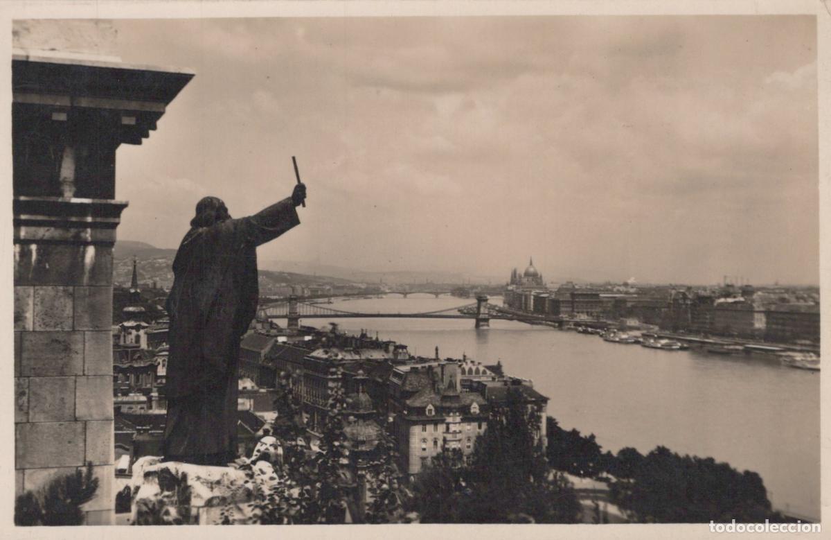 Postcards: Hungary Budapest Magyarorsz&aacute;g Szent Gell&eacute;rt Szobor Duna Parlament Hidak *YAA785