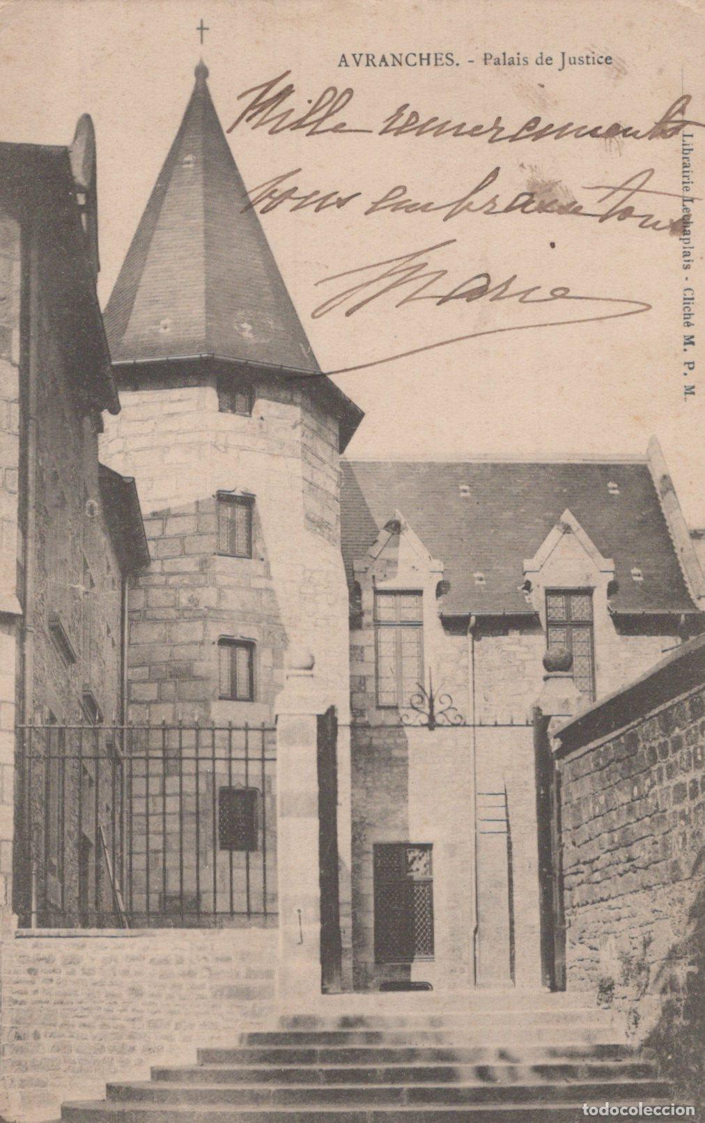 Postkarten: France Avranches Palais de Justice Architecture Historique *YAA585