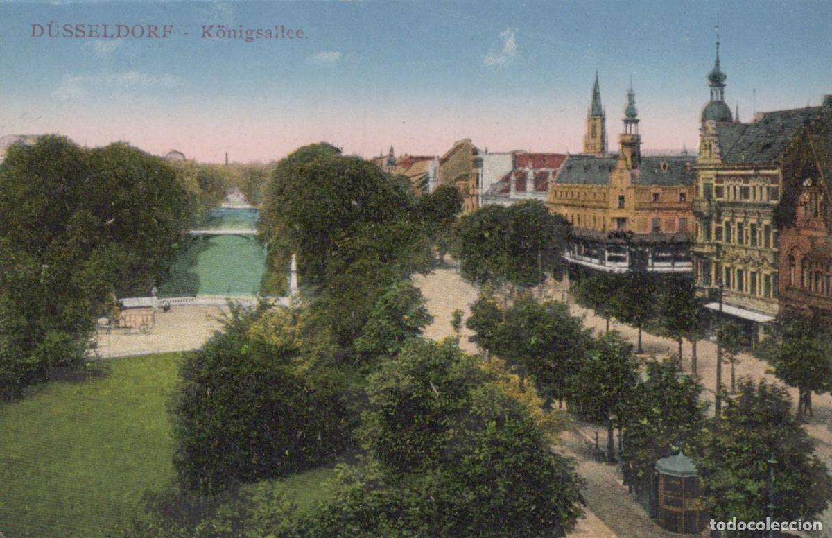 Postcards: Deutschland D&uuml;sseldorf Nrw K&ouml;nigsallee Stadtansicht mit Kanal Unposted *YAA823