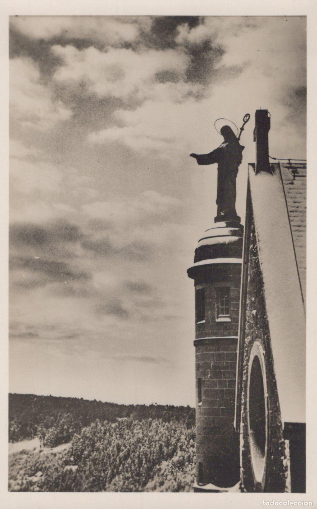 Postcards: France Mont Ste Odile Sainte Odile Statue Couvent Enneig&eacute; Unposted *YAA831