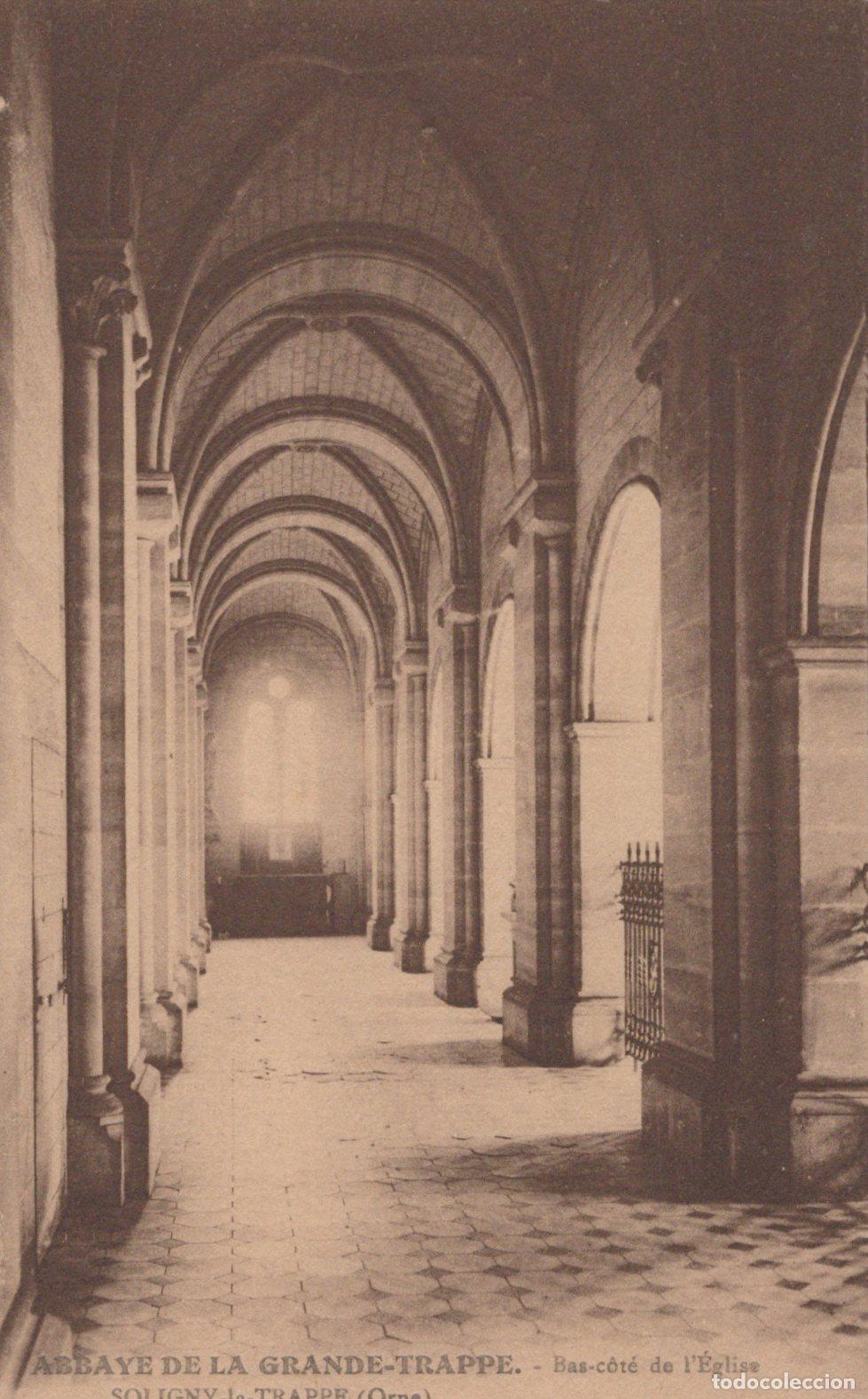 Postcards: France Soligny la Trappe Abbaye Grande Trappe Int&eacute;rieur &Eacute;glise Unposted *YAA595