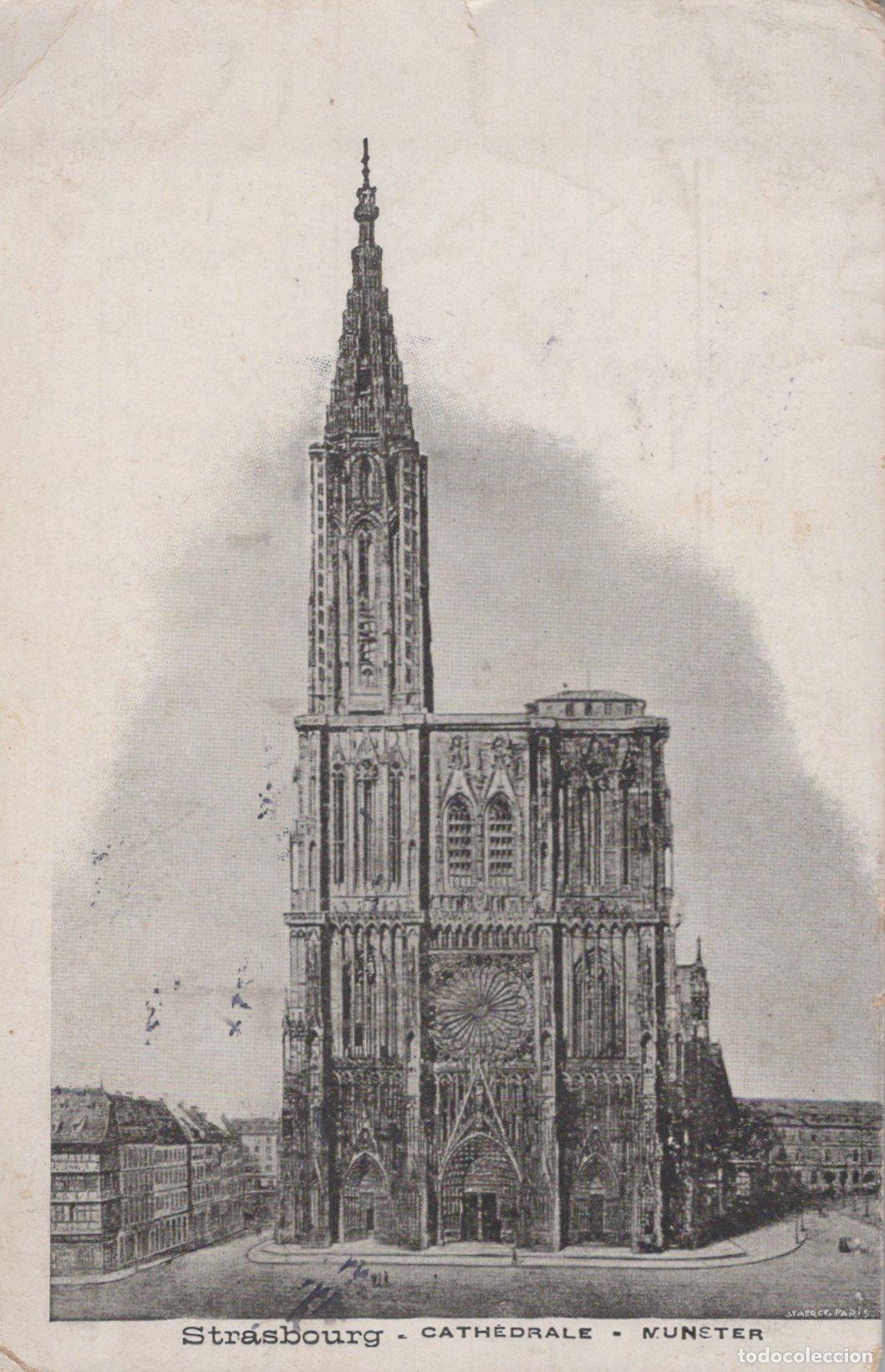 Postcards: France Strasbourg Cath&eacute;drale Notre Dame Architecture Gothic *YAA834