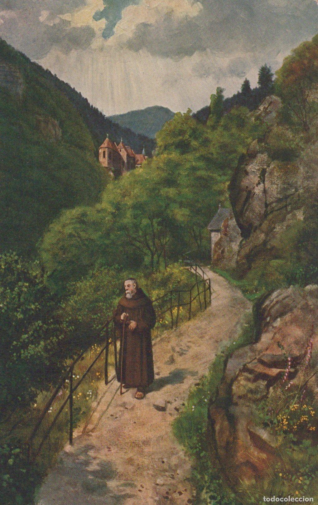 Postcards: France Vosges Alsace Chapel Valley Landscape Unposted *YAA842