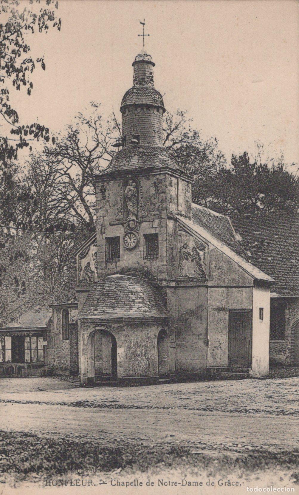 Postkarten: France Honfleur Chapelle Notre Dame de Gr&acirc;ce Architecture Unposted *YAA600