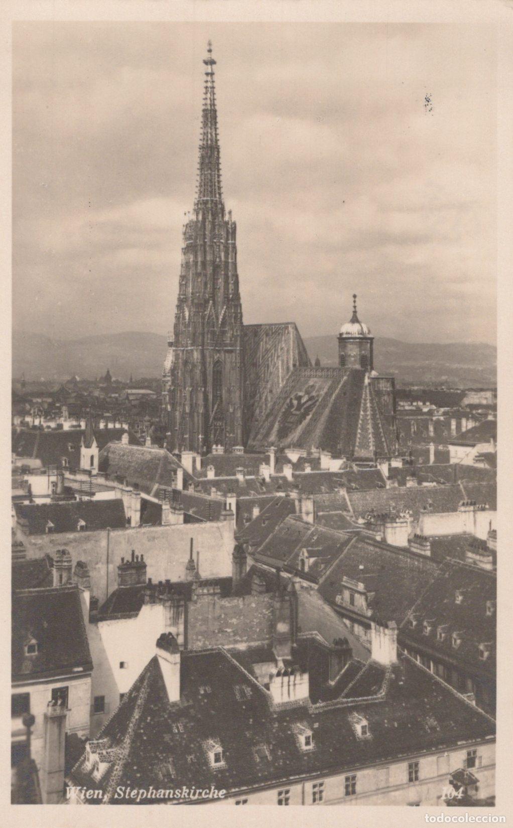 Postcards: &Ouml;sterreich Wien Stephansdom Architektur Stadtpanorama Real Photo *YAA844