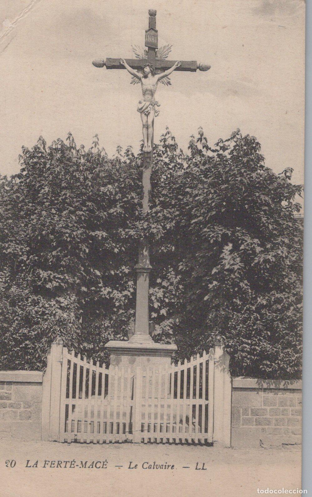 Postcards: France La Fert&eacute; Mac&eacute; Normandie Calvaire Monument Religieux *YAA605