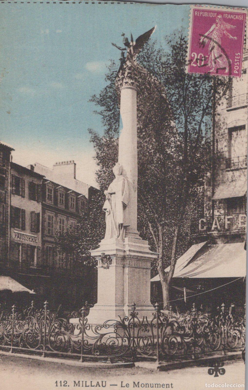 Postcards: France Millau Monument Architecture Sc&egrave;ne de Rue Affranchie *YAA852