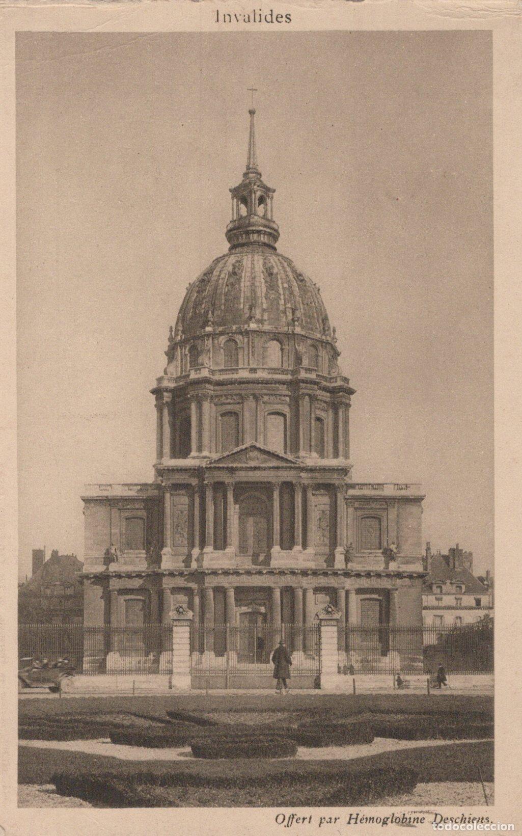Postcards: France Paris &Icirc;le de Invalides D&ocirc;me Architecture Publicitaire Unposted *YAA610