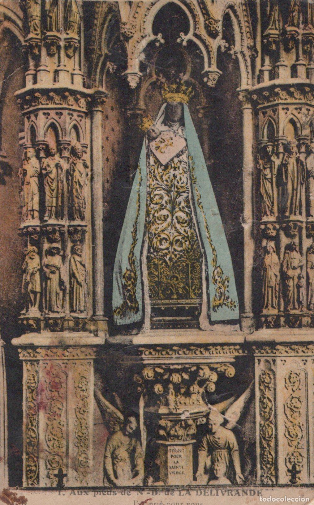 Cartoline: France Lourdes Notre Dame De Lourdes Statue Religion Unposted *YAA859