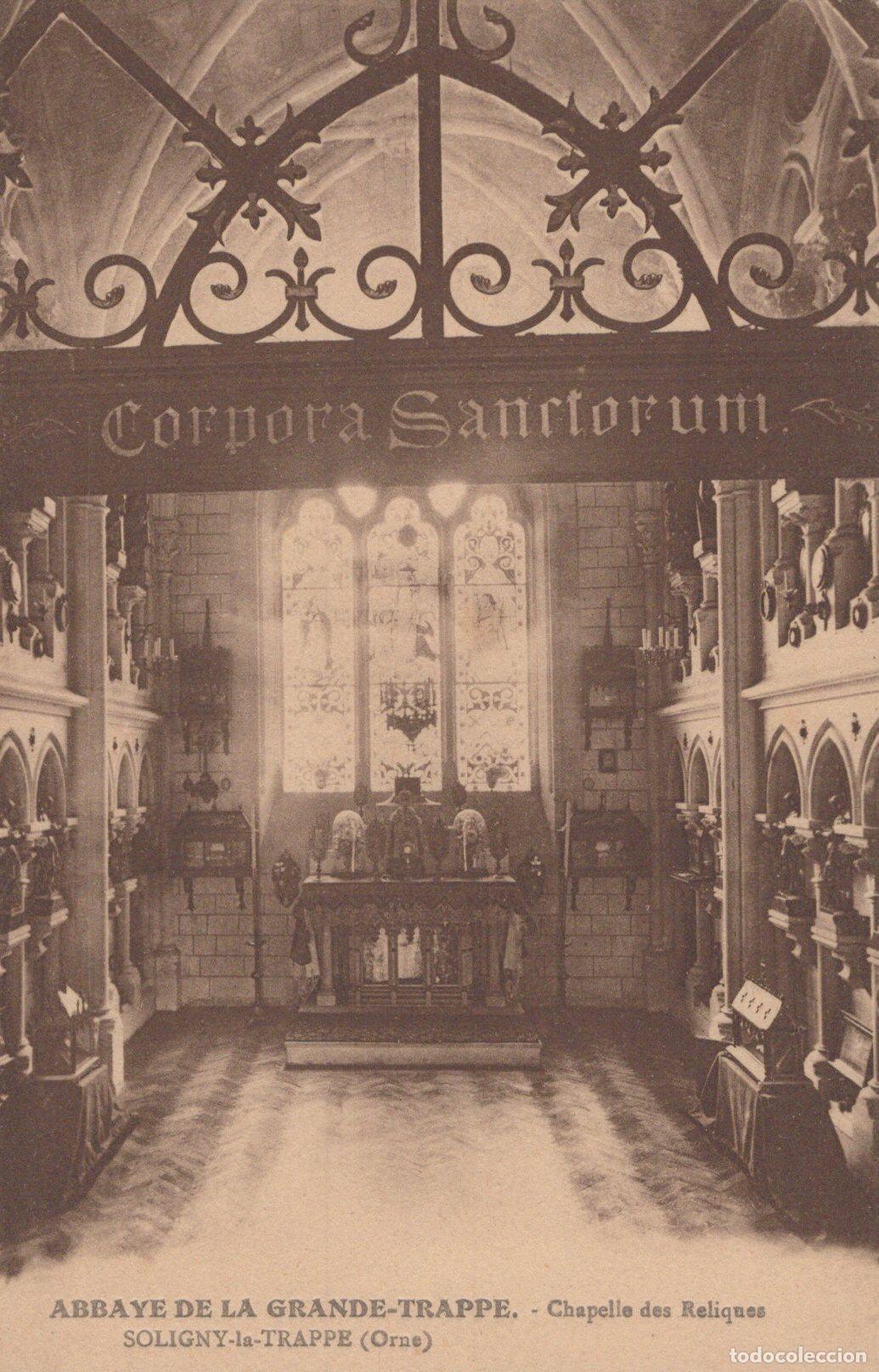 Cartoline: France Soligny la Trappe Abbaye Grande Trappe Chapelle Reliques Unposted *YAA617