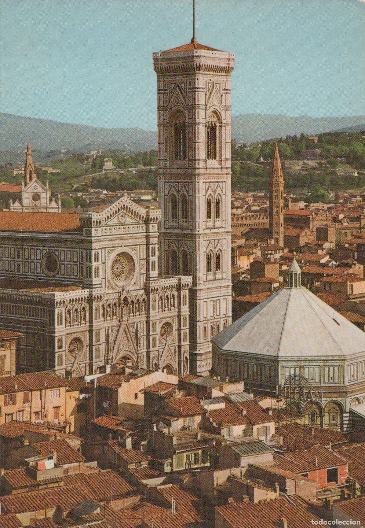 Postkarten: Italia Firenze Duomo E Campanile DI Giotto Architettura Unposted *YAA935
