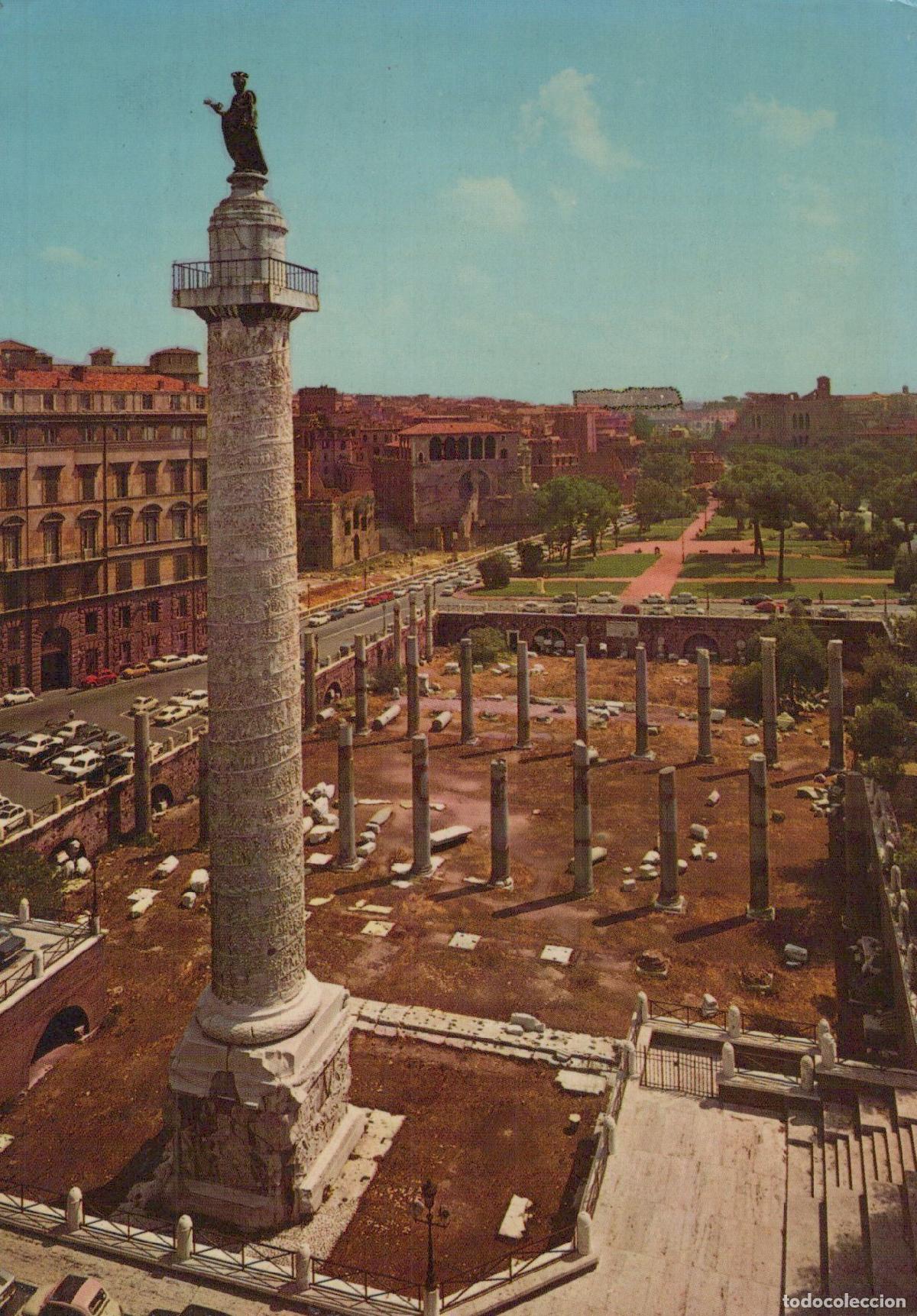 Cartoline: Italia Rome Roma Colonna E Foro DI Traiano Architettura Antica Unposted *YAA932