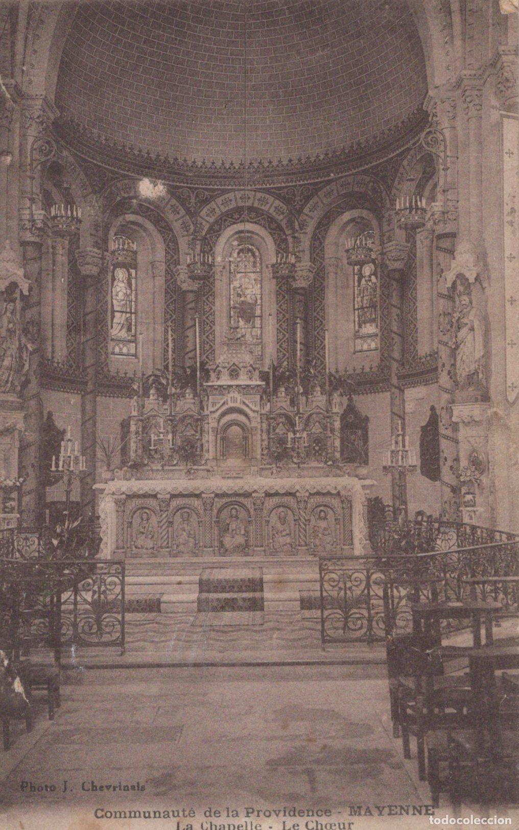 Cartoline: France Mayenne Chapelle Ch&oelig;ur Int&eacute;rieur Architecture *YAA668