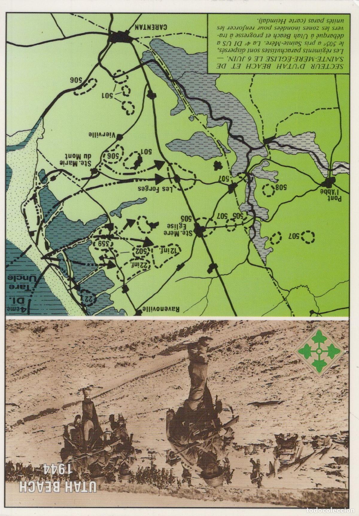 Cartoline: France Sainte M&egrave;re &Eacute;glise Normandie D&eacute;barquement D Day Utah Unposted *YAA939