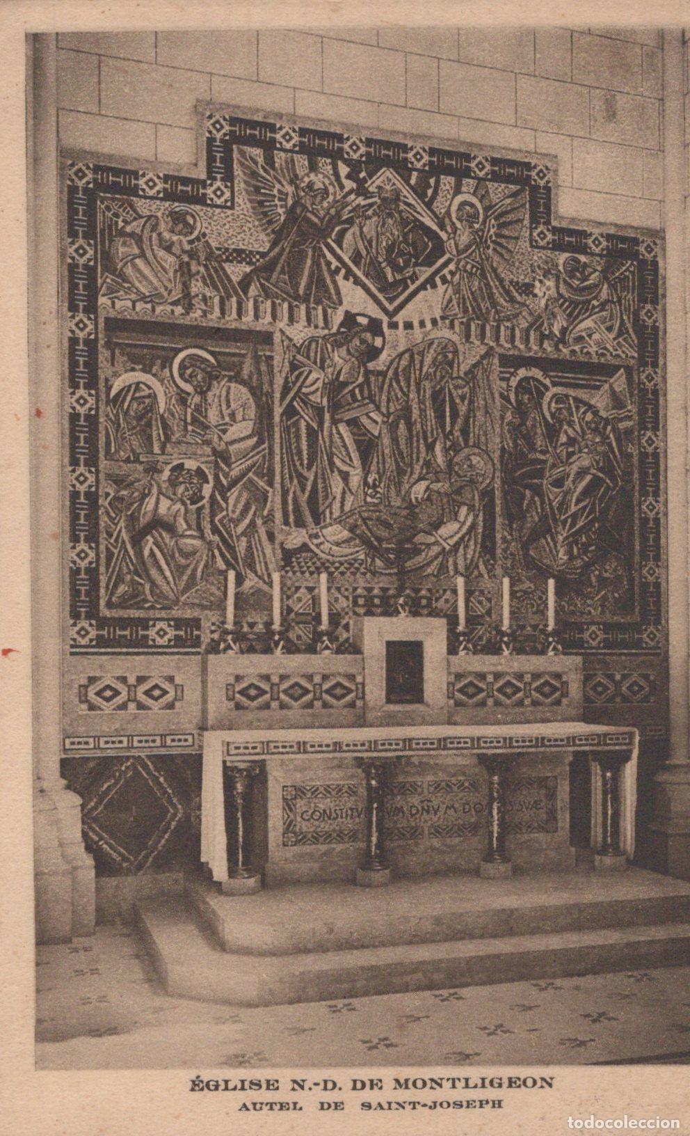 Cartoline: France Montligeon Normandie Basilique Notre Dame Autel Saint Joseph *YAA673