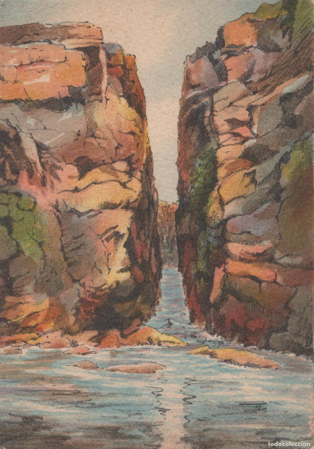 Postcards: France Les Sables D Olonne Le Puits D Enfer Gorge C&ocirc;ti&egrave;re Unposted *YAA947